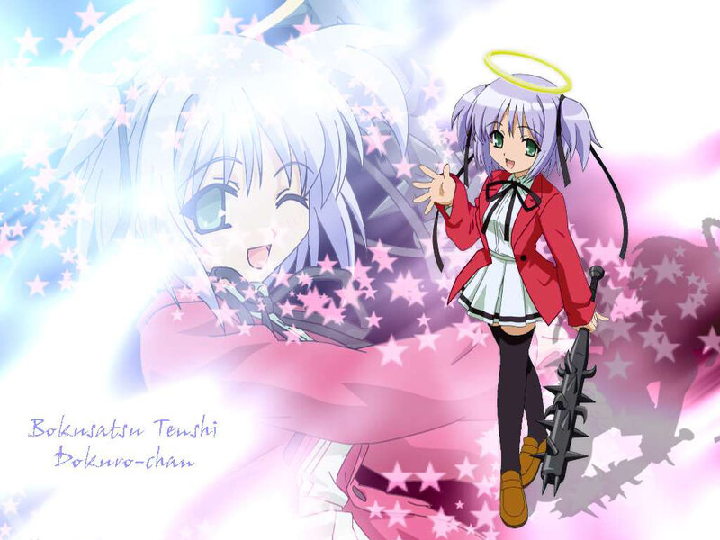 Angel girl with weapon