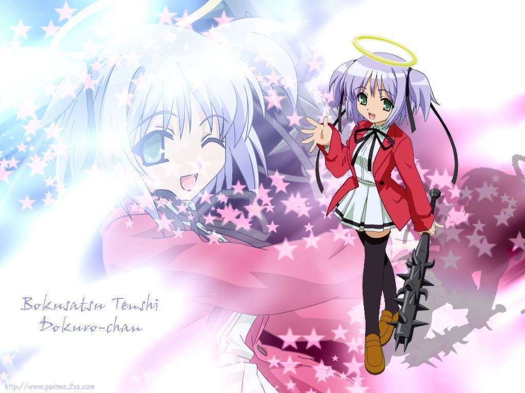 Angel girl with weapon