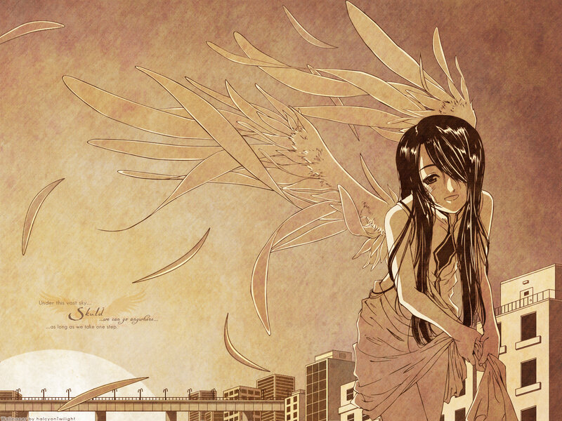 angel girl with wings