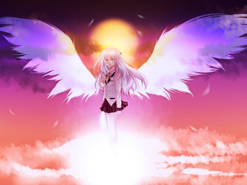 angel girl with wings