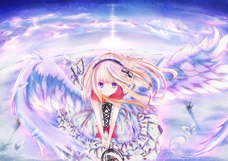 angel girl with wings