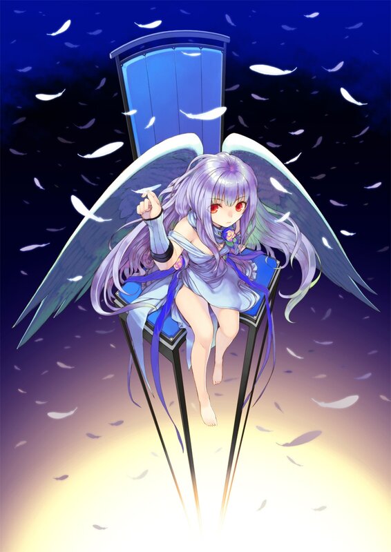 angel girl with wings