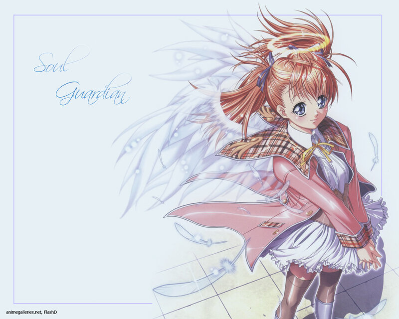 Angel girl with wings