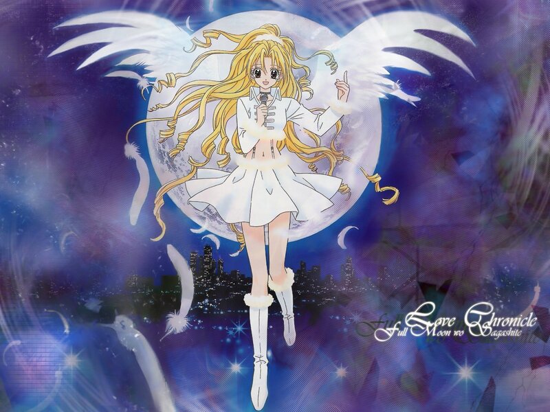 Angel girl with wings