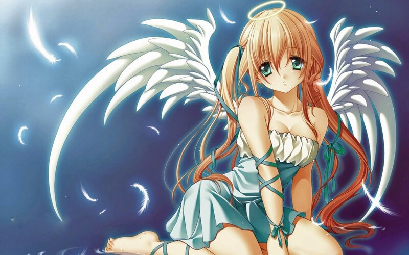angel girl with wings