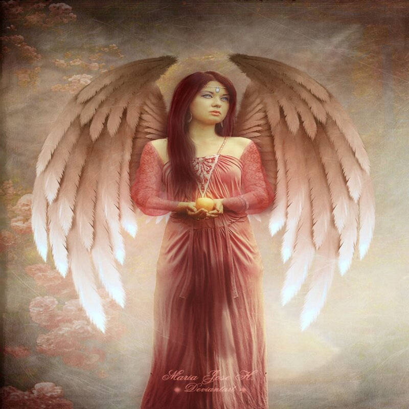 Angel Holding an Apple