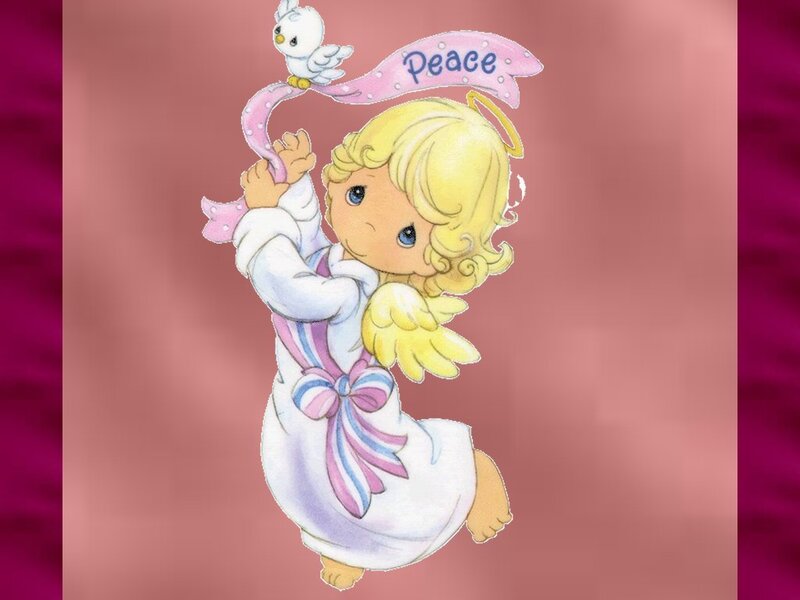 Angel Holding Dove