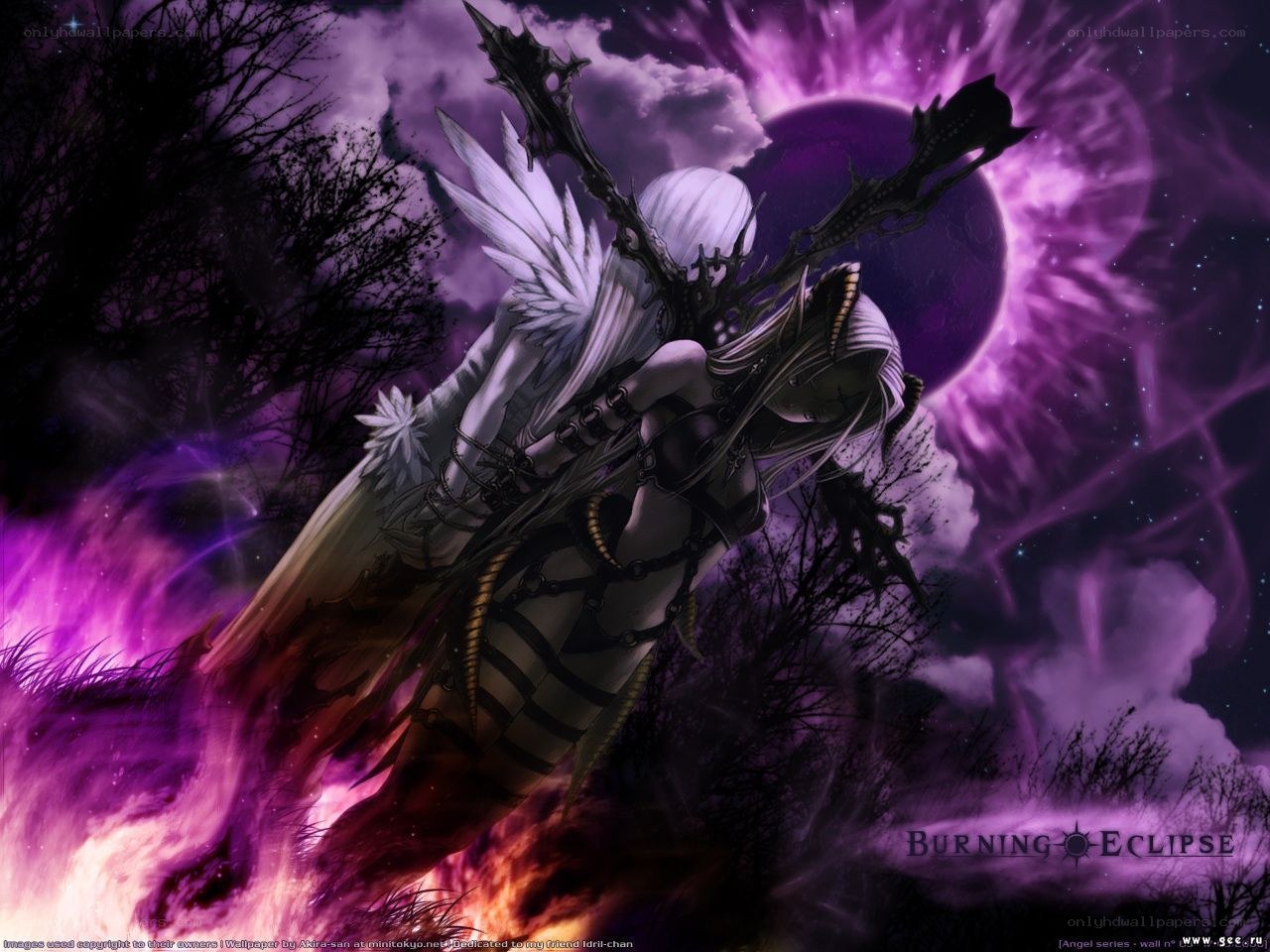 Angel in a Burning Eclipse
