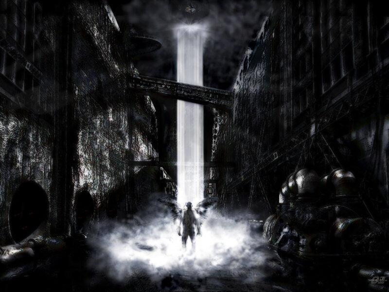 angel in a dark city