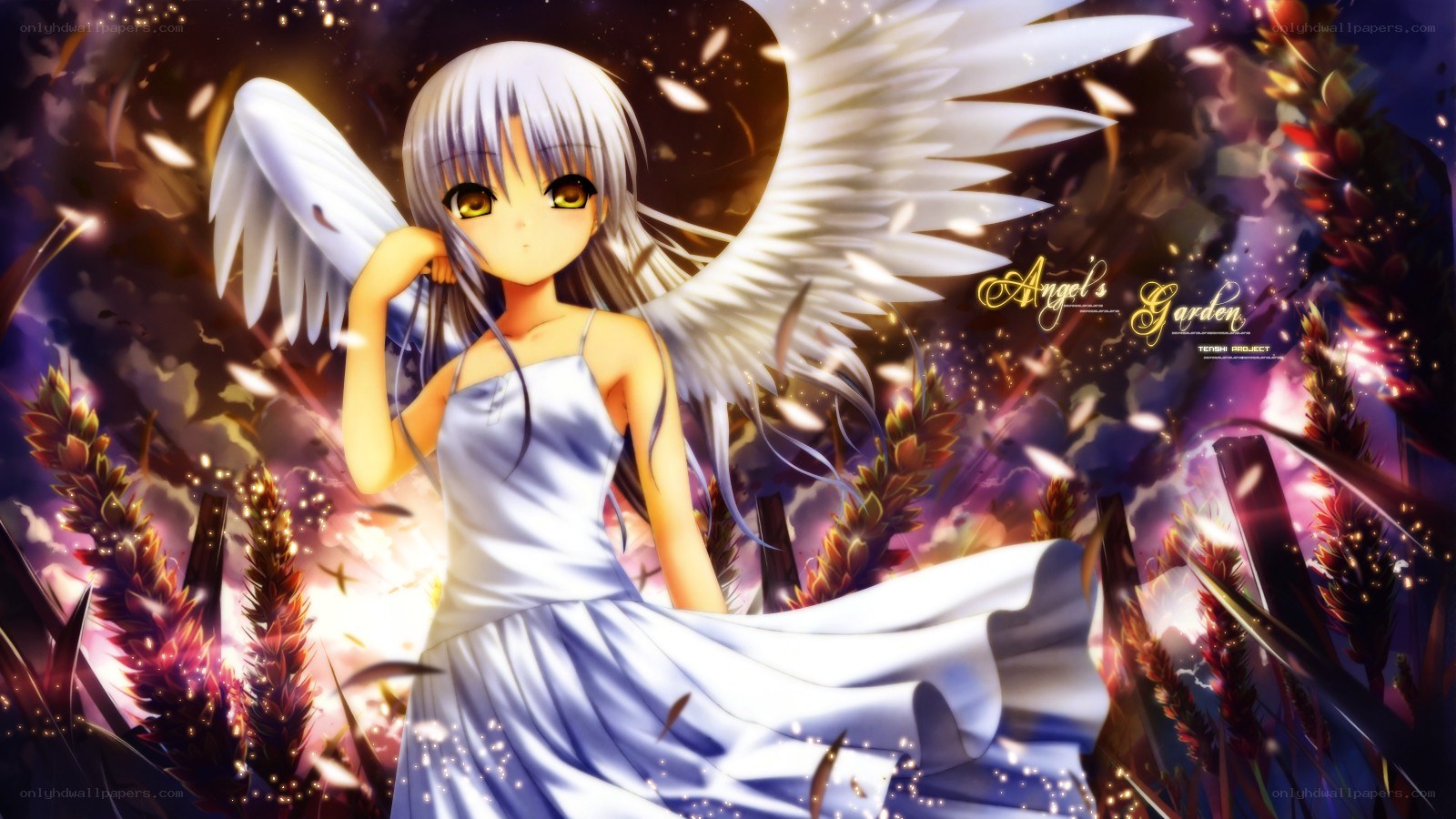 Angel in a garden