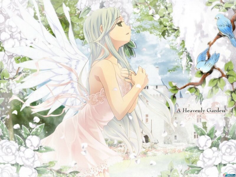 Angel in a Heavenly Garden