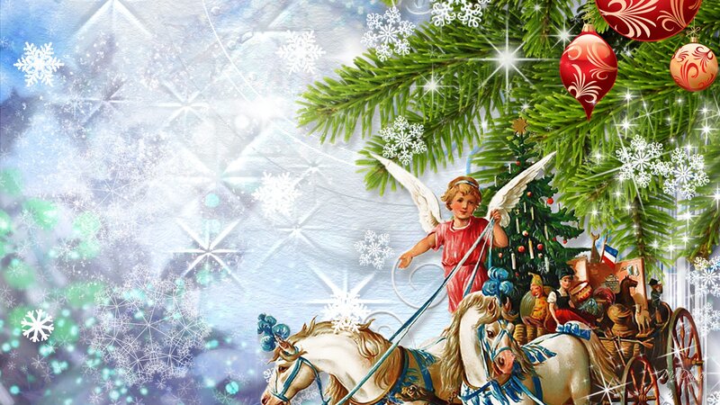 Angel in a Sleigh