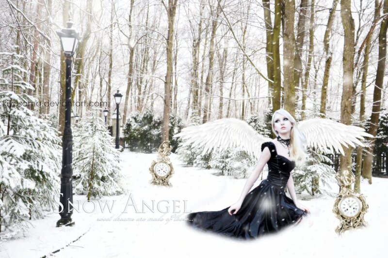 Angel in Black Dress — Serene