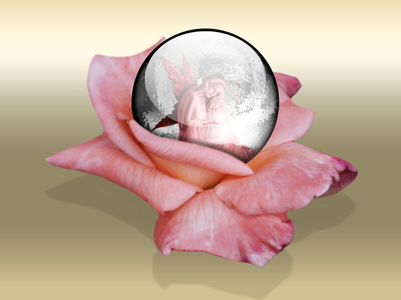 Angel in Crystal Ball