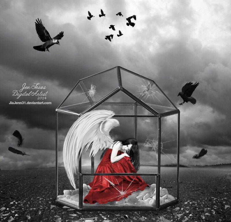 Angel in Glass Cage