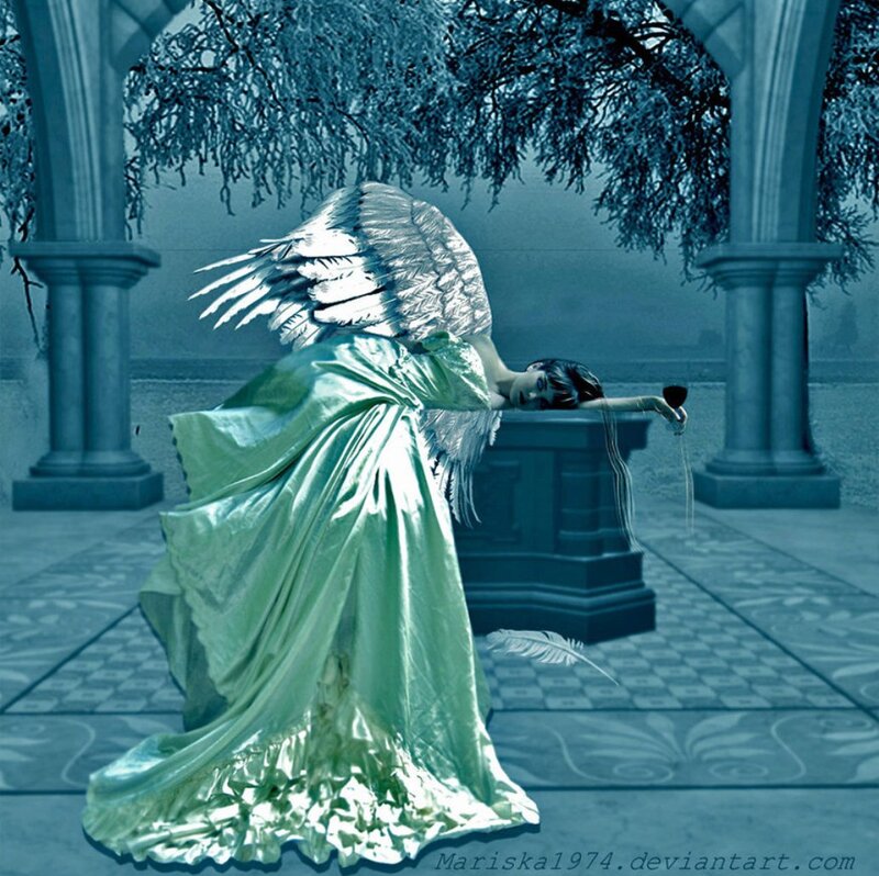 Angel in Green Gown