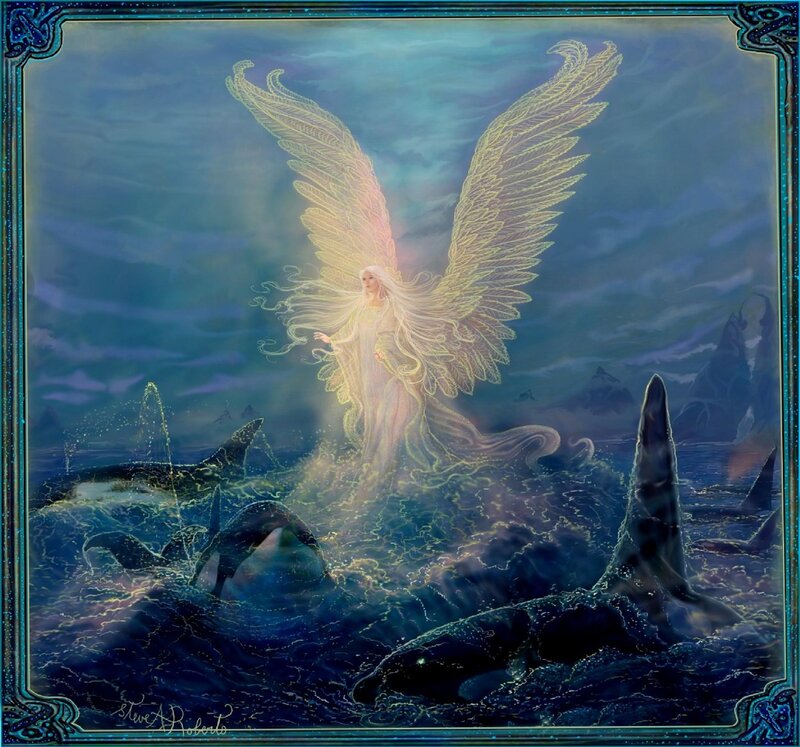 Angel in Ocean