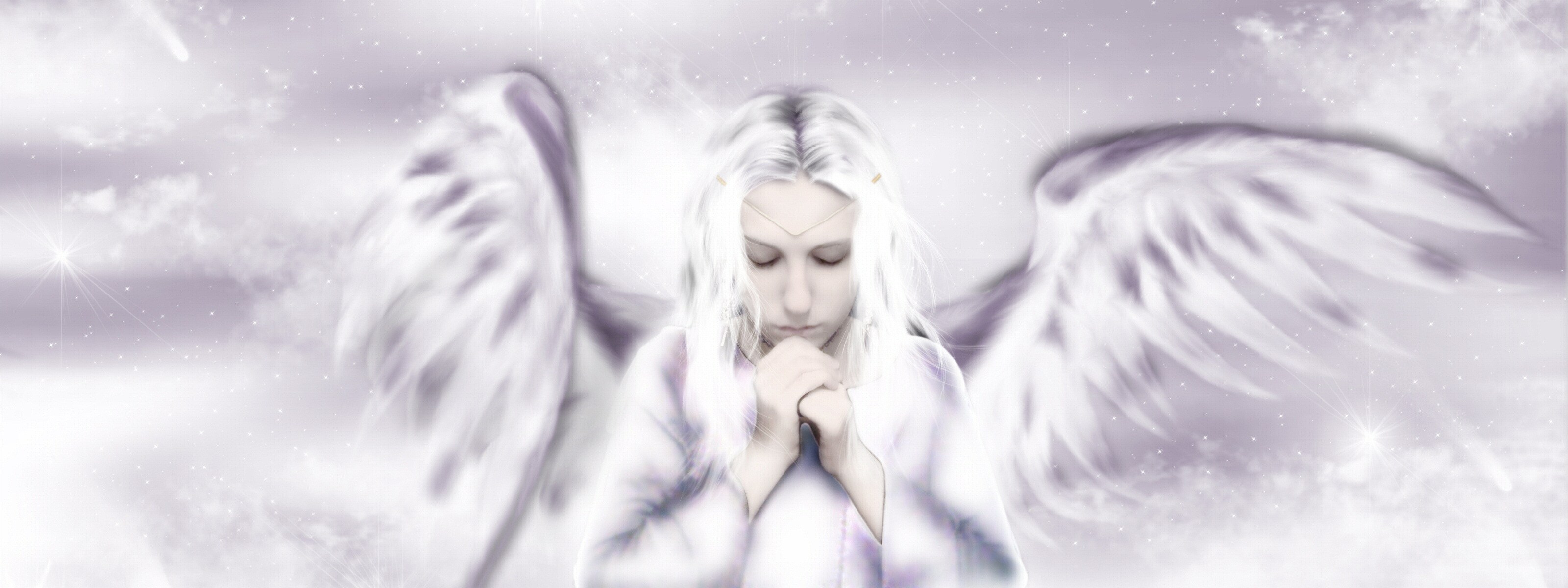 angel in prayer