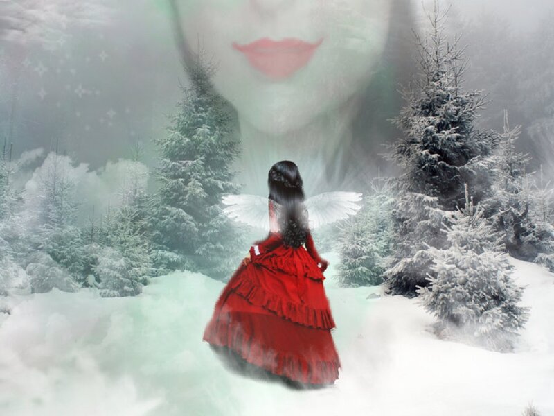 Angel in Red Dress — Dreamy