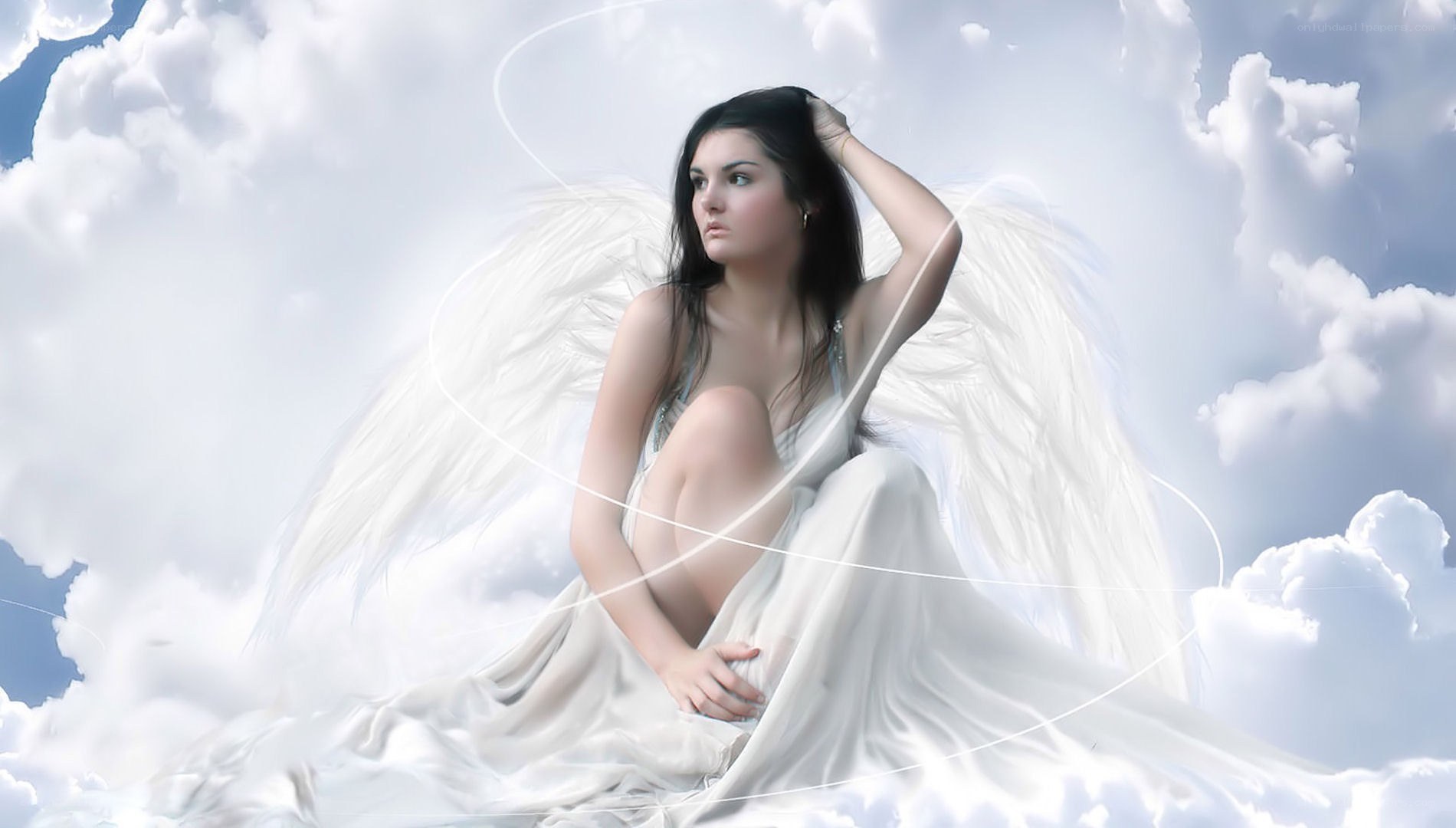 angel in the clouds