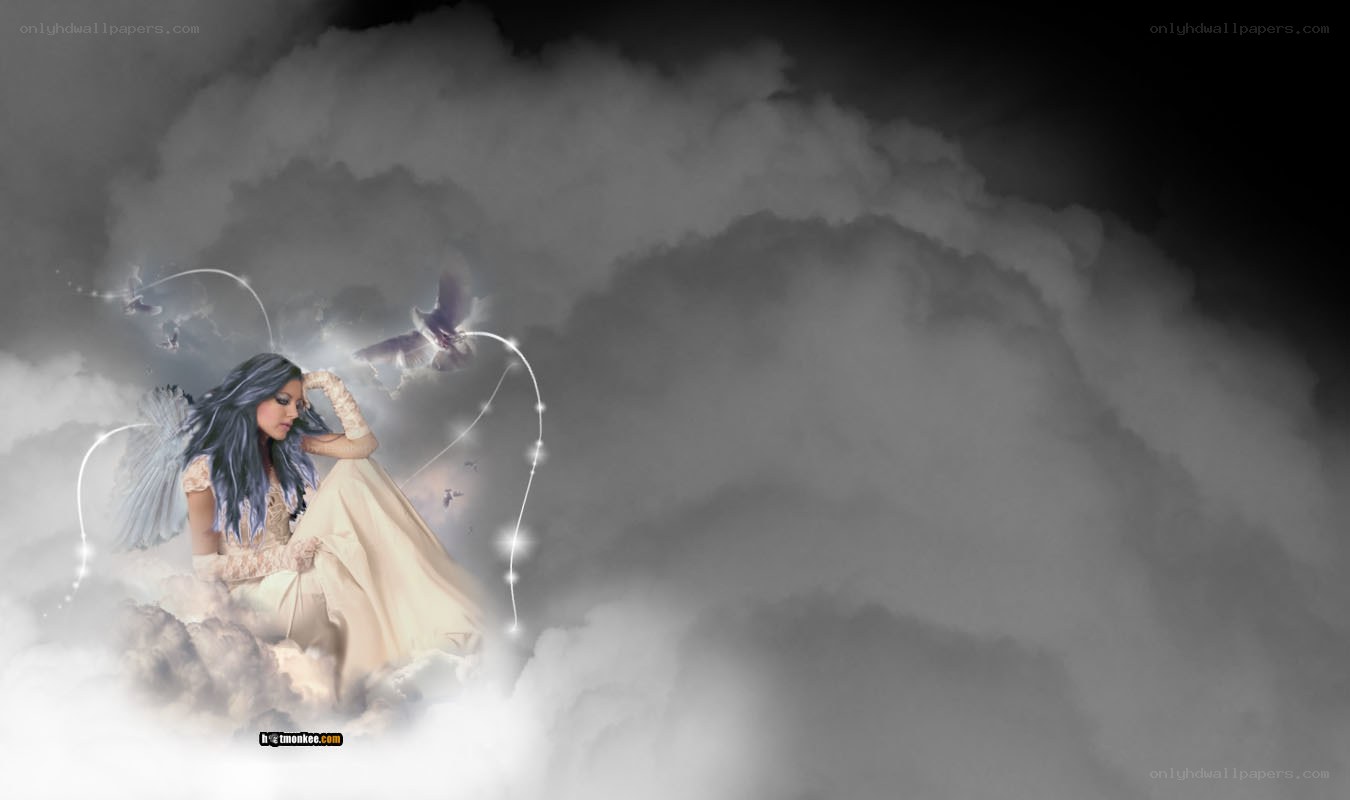 angel in the clouds