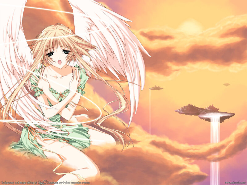 angel in the clouds