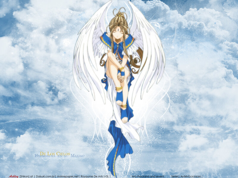 Angel in the clouds