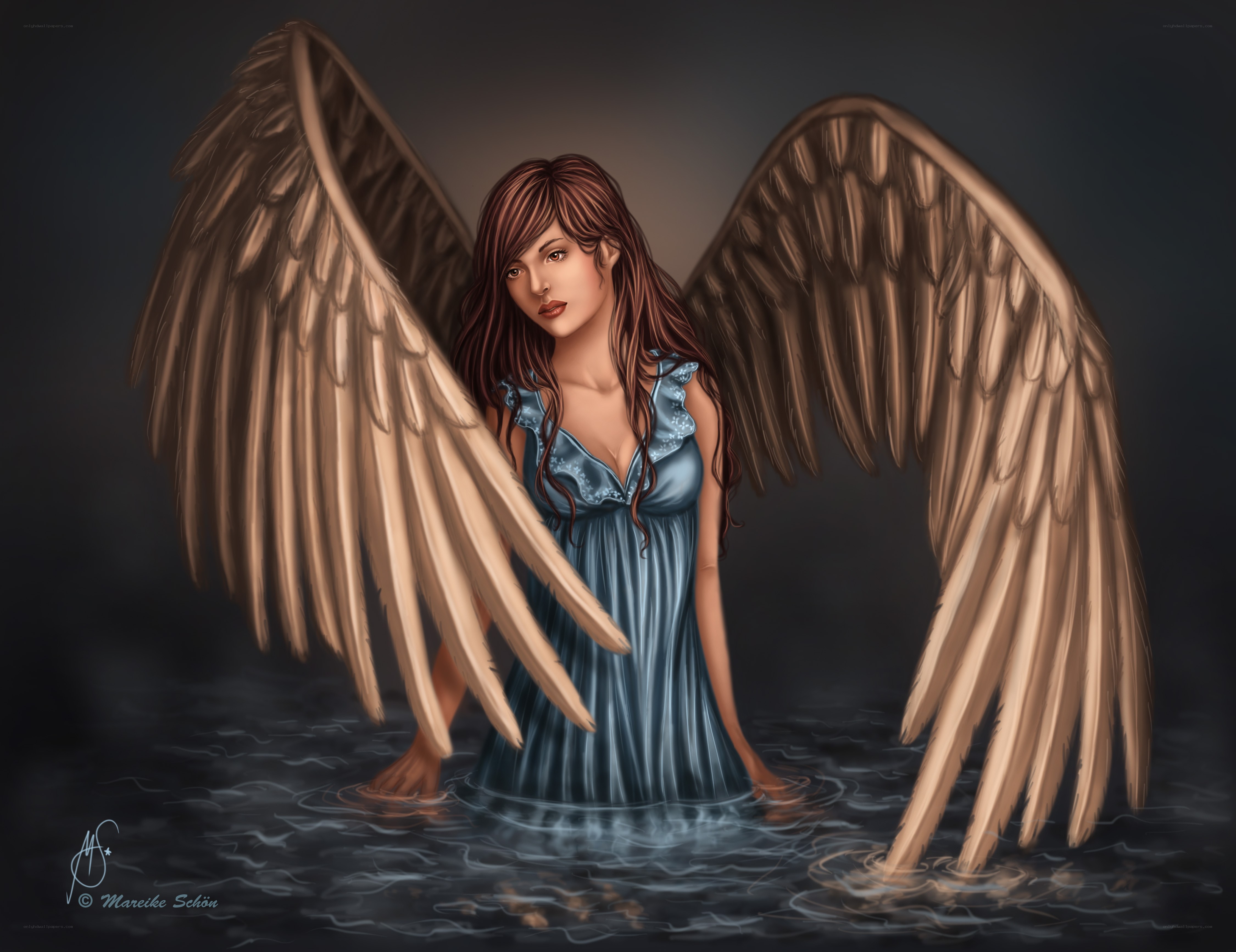 angel in the water