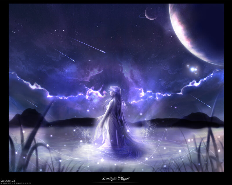 Angel in Water — Purple
