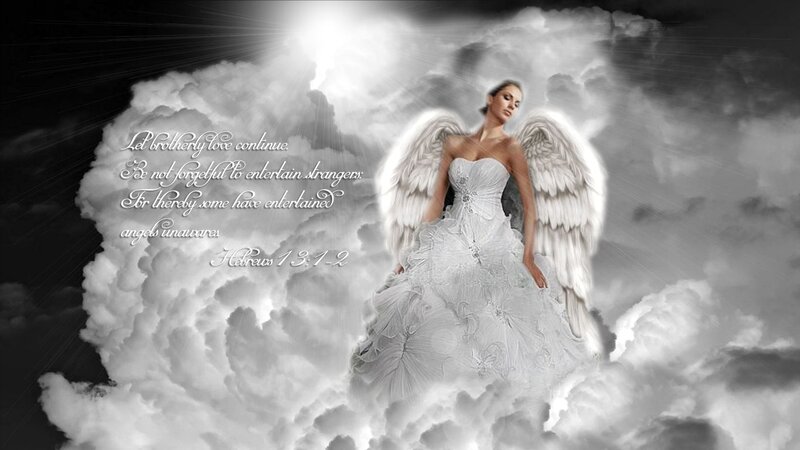 Angel in White Dress — Dramatic