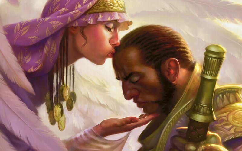 Angel Kissing Man