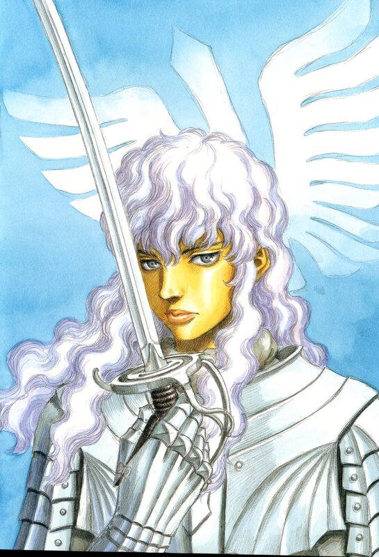 Angel knight with sword
