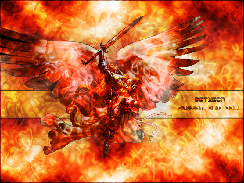 angel of fire and flame