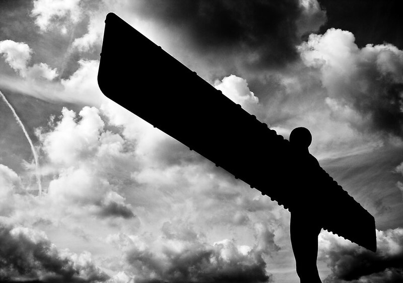 Angel of the North silhouette