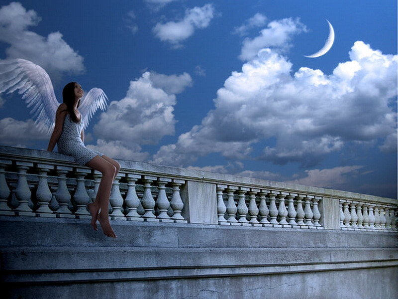 Angel on a balustrade