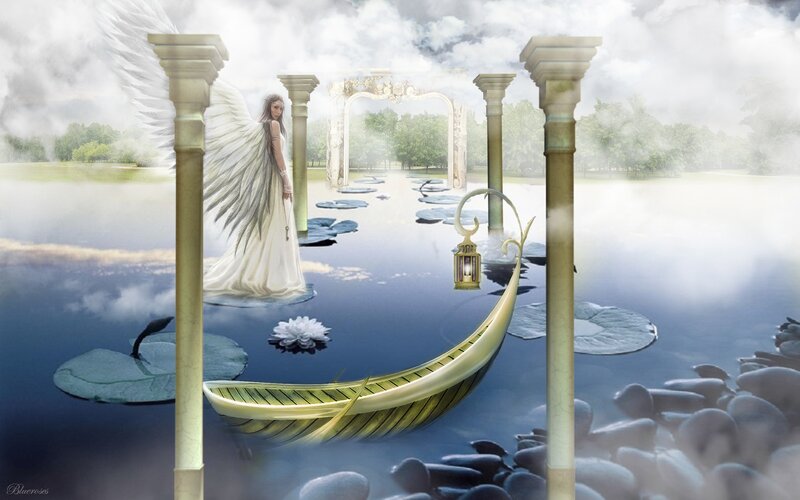 Angel on a Lily Pad