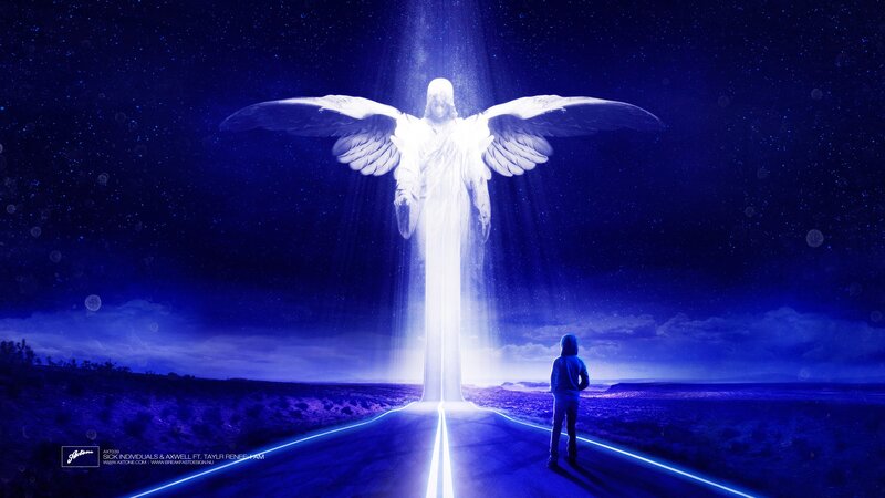 Angel on a Road