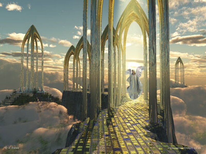 Angel on Golden Bridge