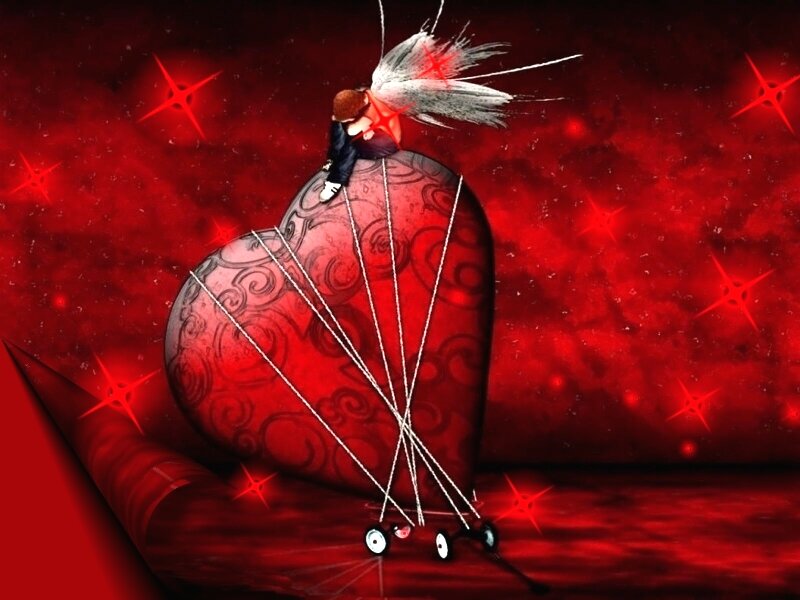 Angel on Heart Cart