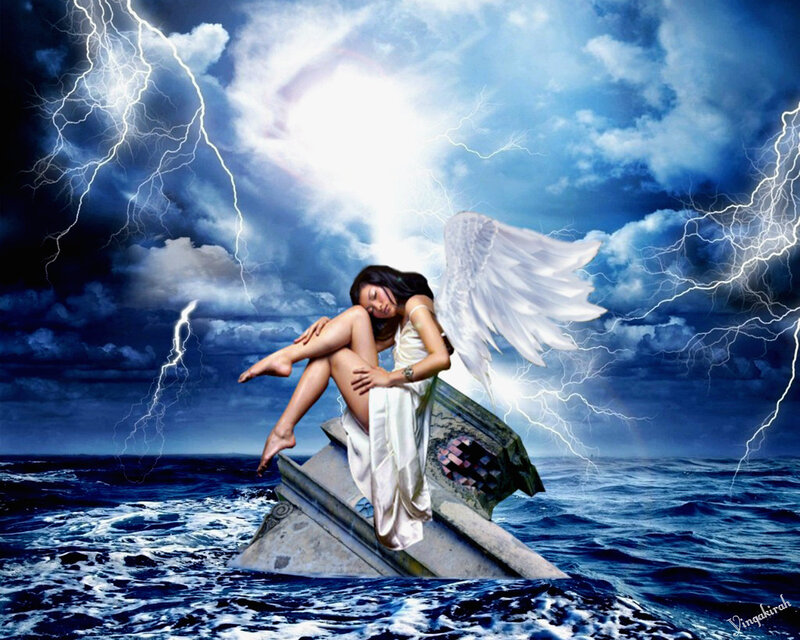 Angel on Shipwreck