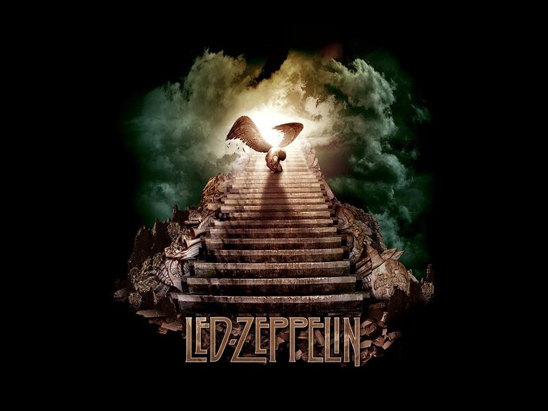 Angel on Stone Stairs — Black