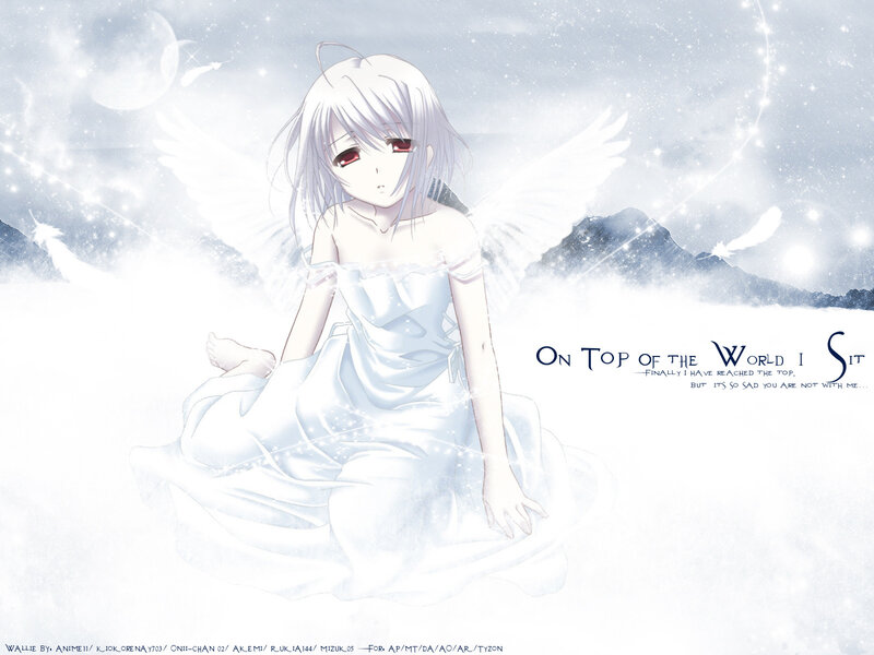 angel on top of the world