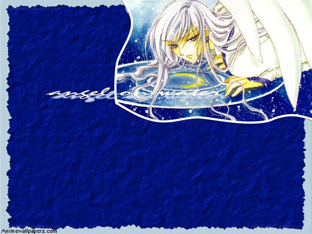 Angel on water anime wallpaper