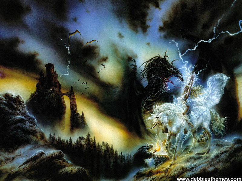 Angel on White Horse