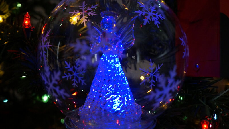 Angel Ornament in Snow Globe