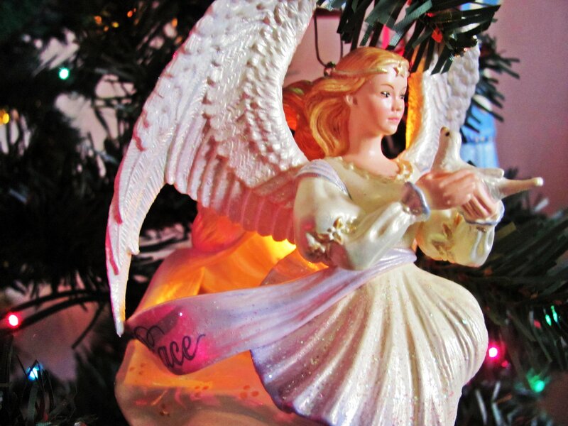 Angel Ornament with Dove