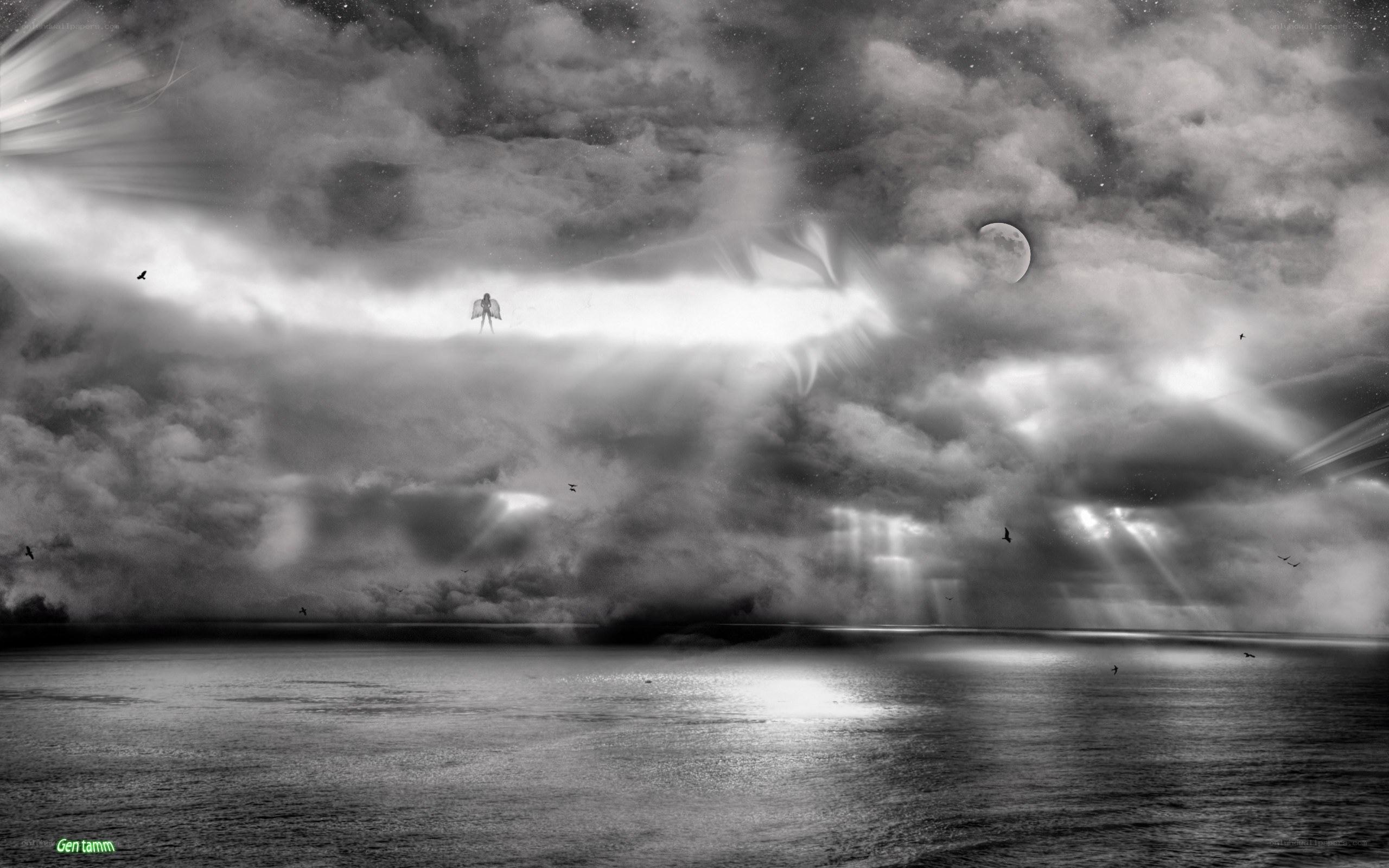 angel over the sea