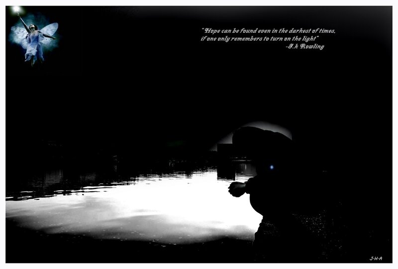 Angel over Water