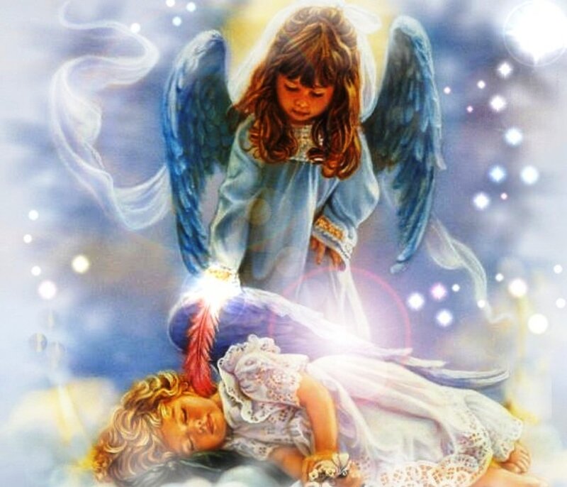 Angel Protecting Child