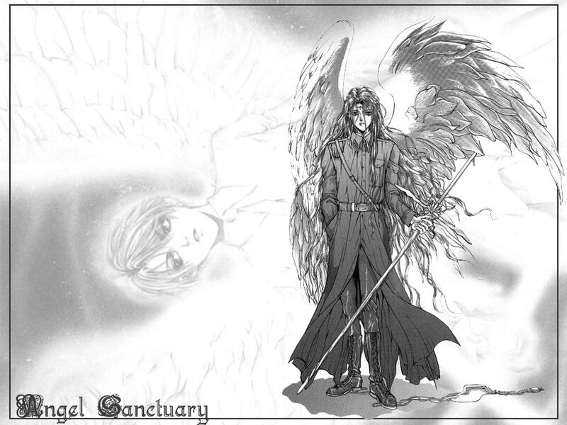 Angel Sanctuary manga illustration